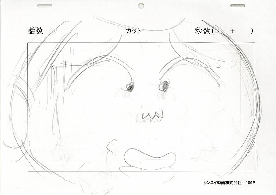クレヨンしんちゃんラフ原画