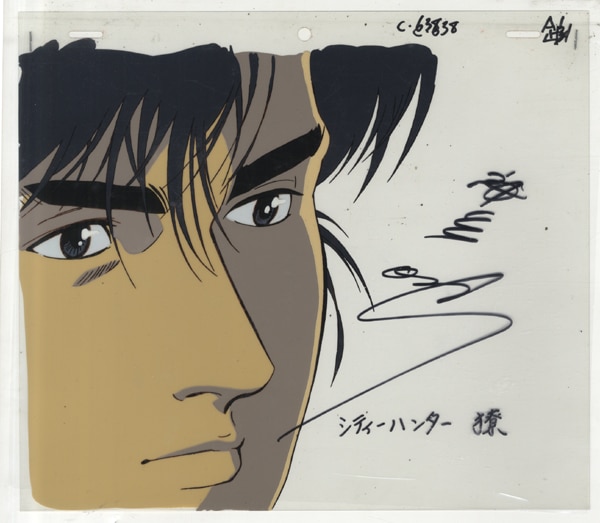 神谷明サイン入りキャラクターセル画