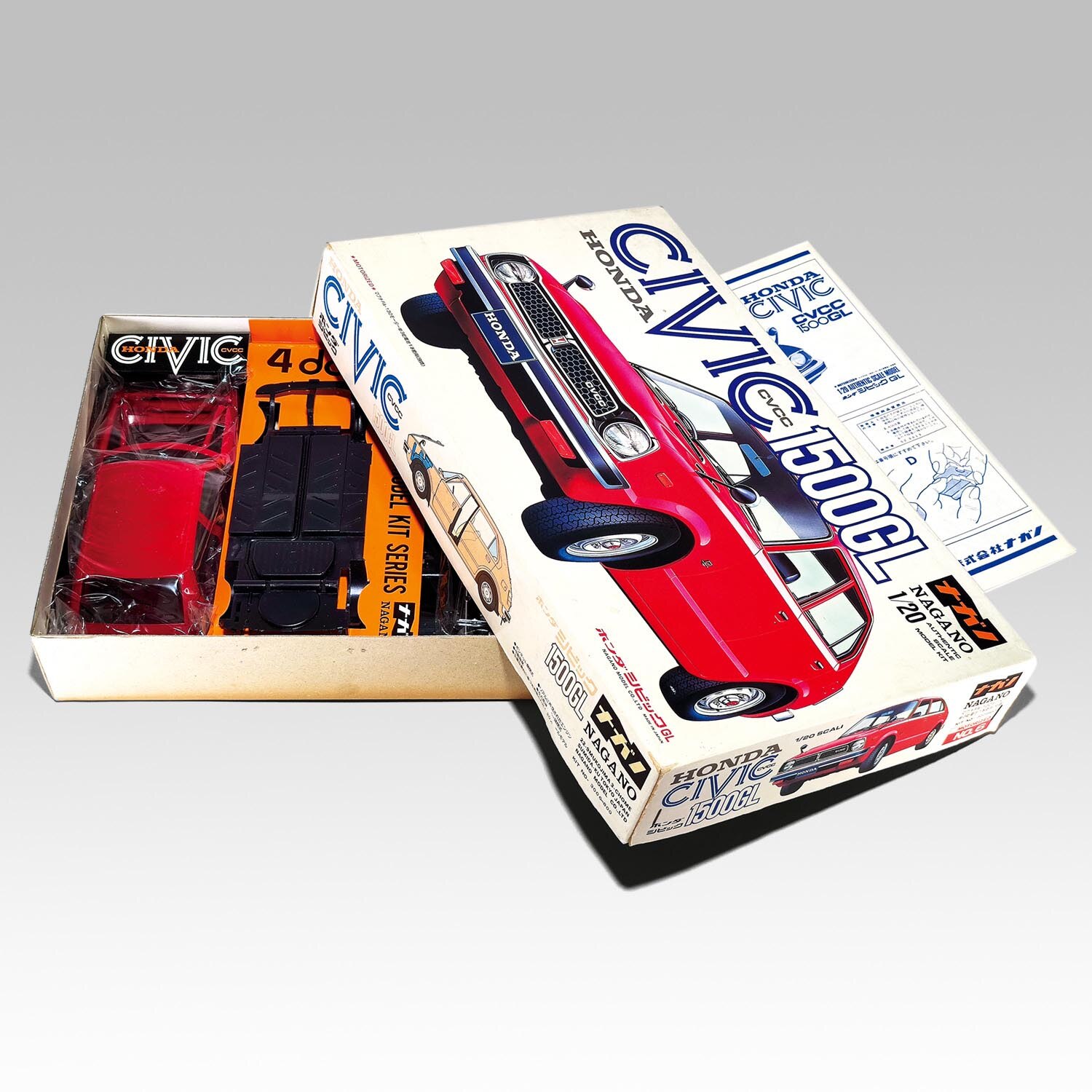 未組立 ナガノ 1/20 ホンダ シビック GL HONDA civic CVCC