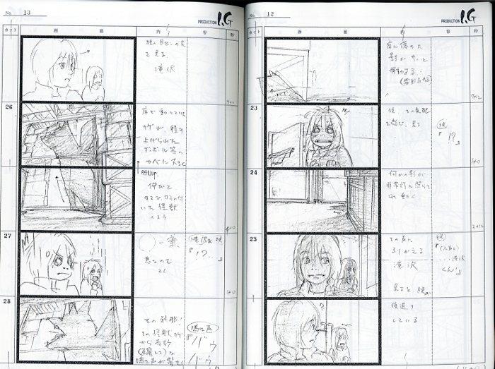 InDesign Japanese anime storyboard template 2:1 Avenir Book on A4 vertical  | Guión gráfico, Fotografía de cine, Ghibli