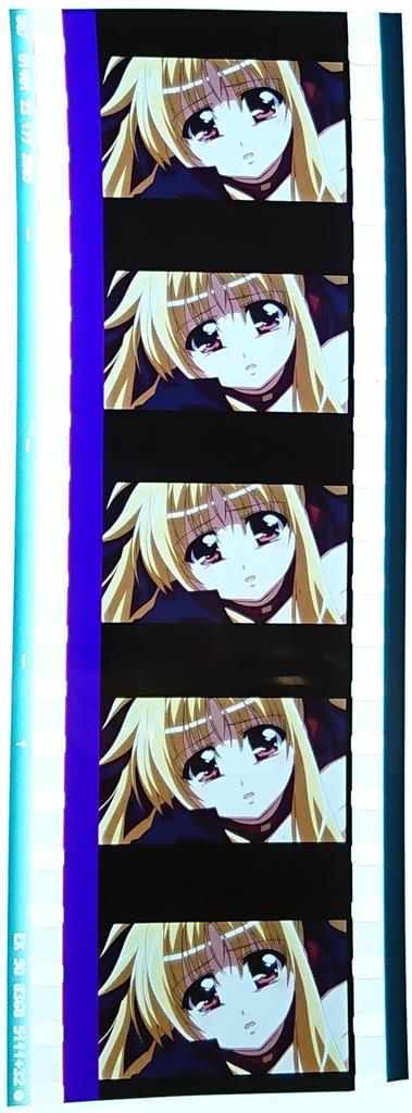 魔法少女リリカルなのは　映画特典フィルム　なのは　フェイト 来場者特典 特典フィルム 魔法少女リリカルなのは フェイト・テスタロッサ