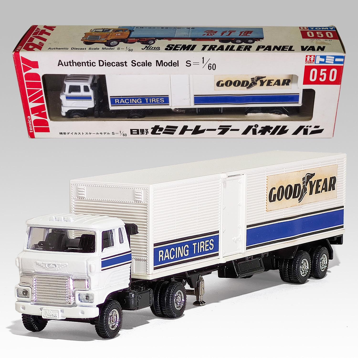 トミー トミカダンディ 1/60 日野 セミトレーラーパネルバン GOODYEAR