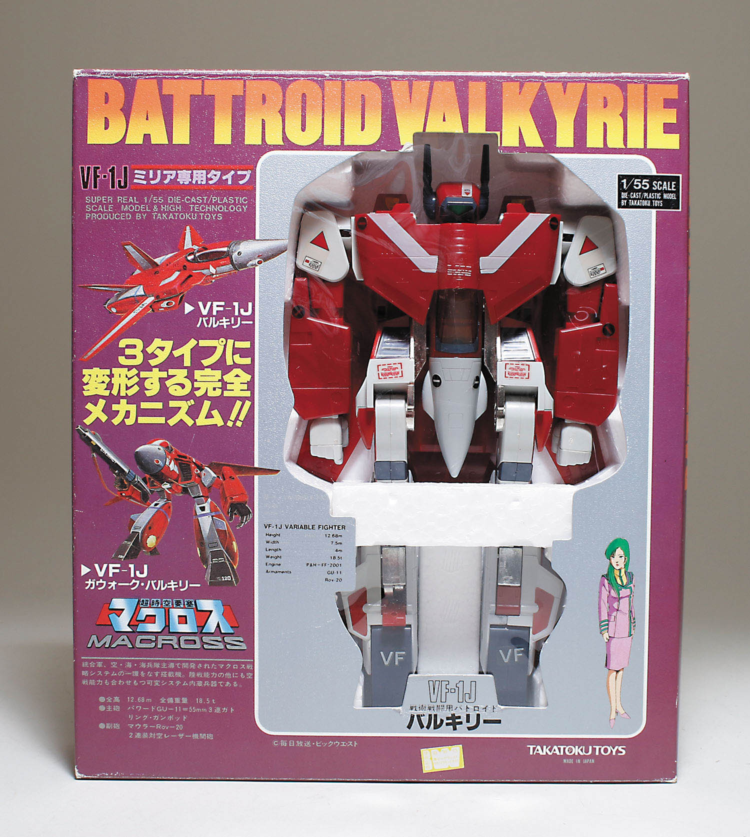 1円〜 タカトクトイス 1/55 超時空要塞マクロス 大気圏外専用