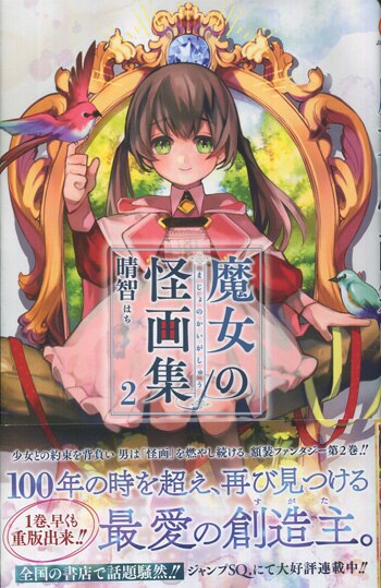 晴智 直筆イラストサイン本「魔女の怪画集」2巻