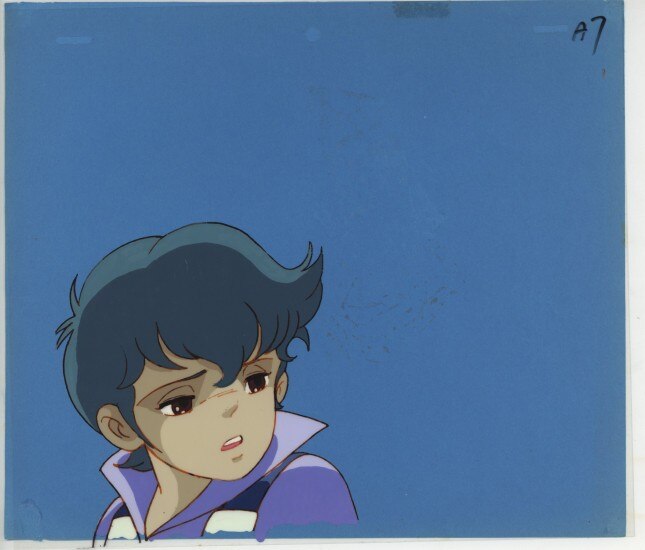 松岡洋子 直筆サイン入りセル画 戦国魔人ゴーショーグン