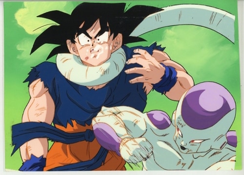ドラゴンボールＺ　孫悟空 フリーザ セル画 貴重 ドラゴンボールZ 初期のスーパーサイヤ人 孫悟空 フリーザ