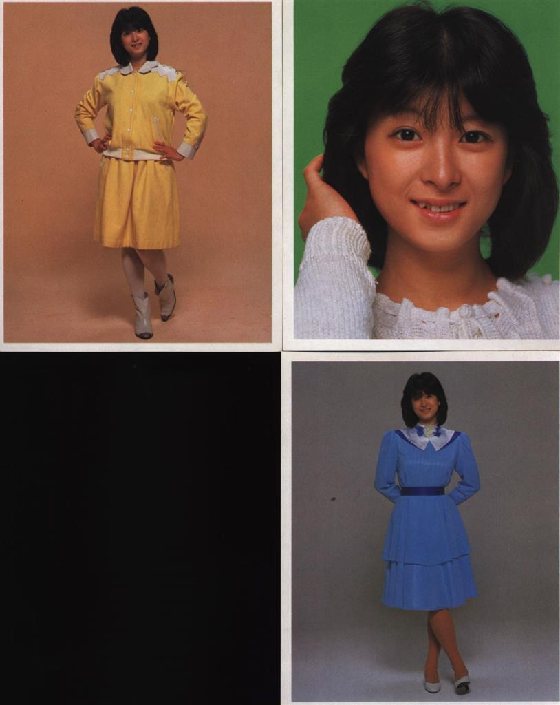 ラ*ン様 河合奈保子　アイドル写真カードセット 河合奈保子カード7枚セット