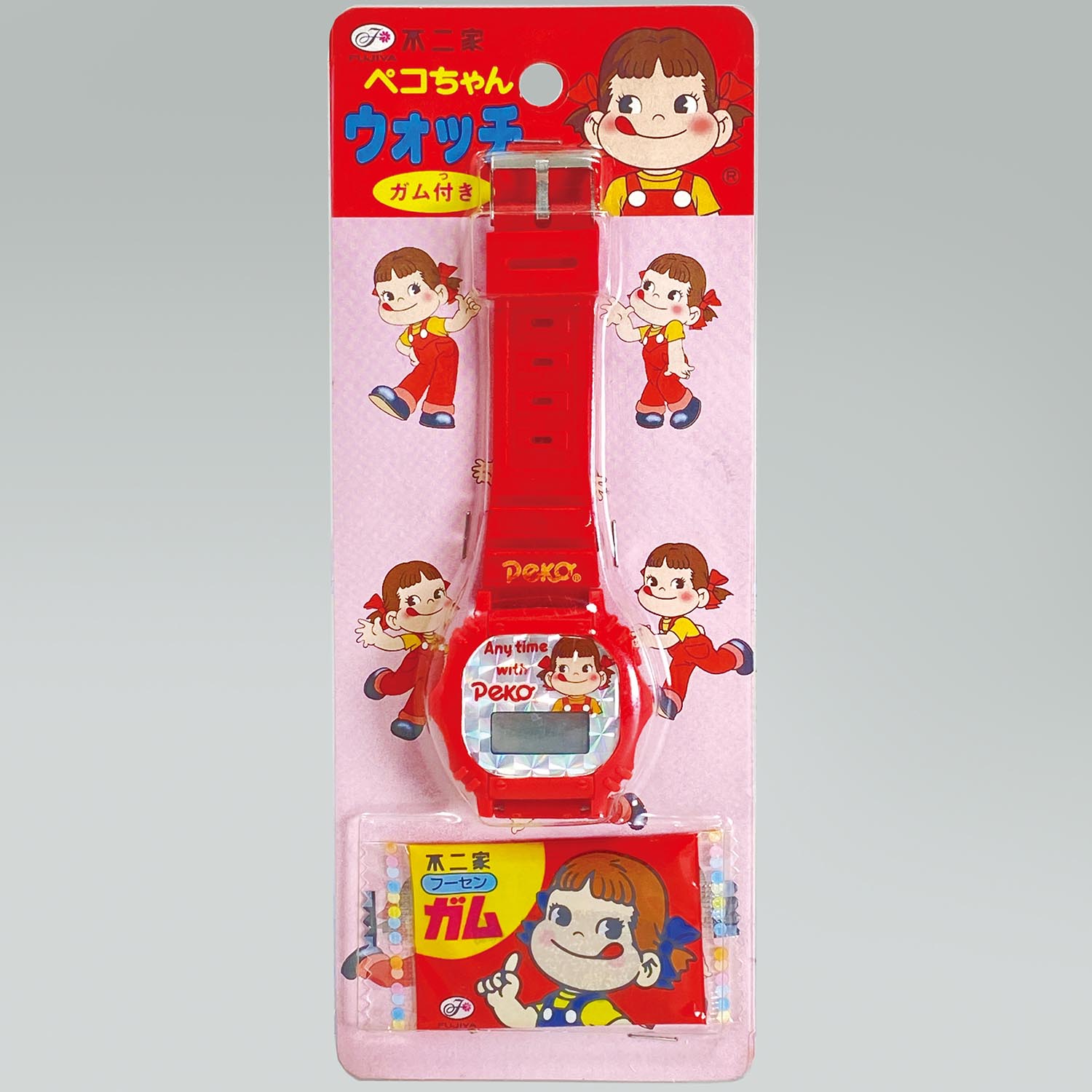 ぺこちゃんウォッチング ペコちゃん 懐中時計 非売品 当時物