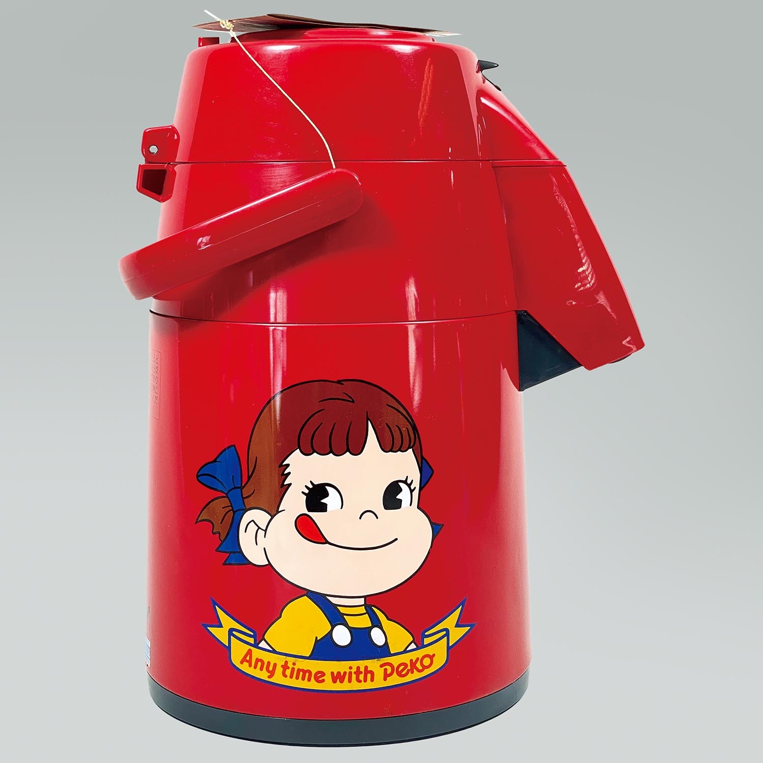 【未使用】ペコちゃん　エアーポット 不二家 レトロ 1868］ 孔雀印/ピーコック魔法瓶 ペコちゃん コンポエアーポット