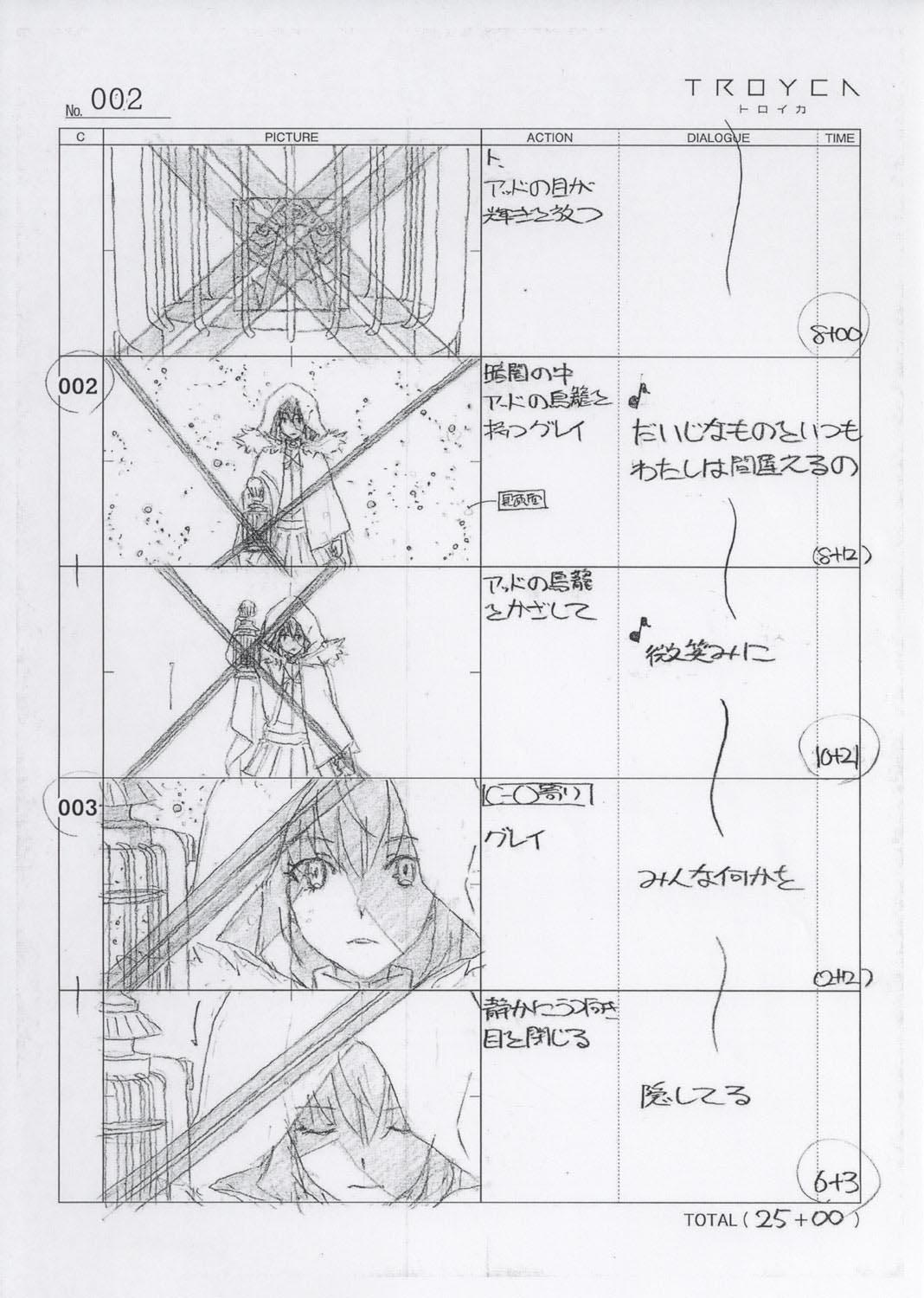 ロード エルメロイii世の事件簿 魔眼蒐集列車 Grace Note Ed 絵コンテ 制作素材