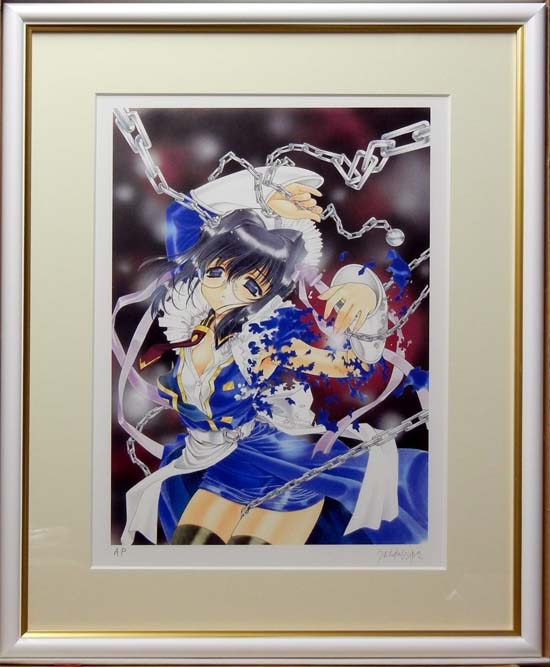 高級品市場 うたたねひろゆき 直筆サイン入りカラー複製イラスト その他