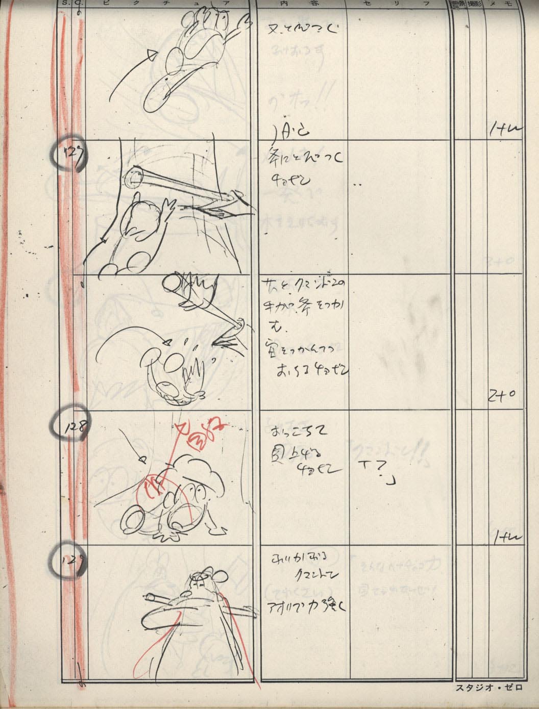 Hoshi No Ko Chobin No 14 Storyboard