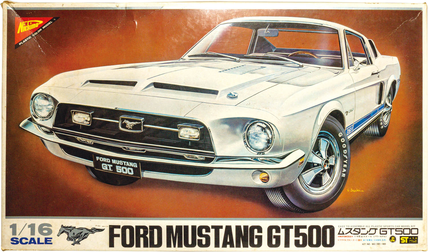 イーグルズレース製　フォード　ムスタングコブラ　白  1/18 　中古品 Yahoo!オークション -「1 18マスタング」(乗用車) (その他)の