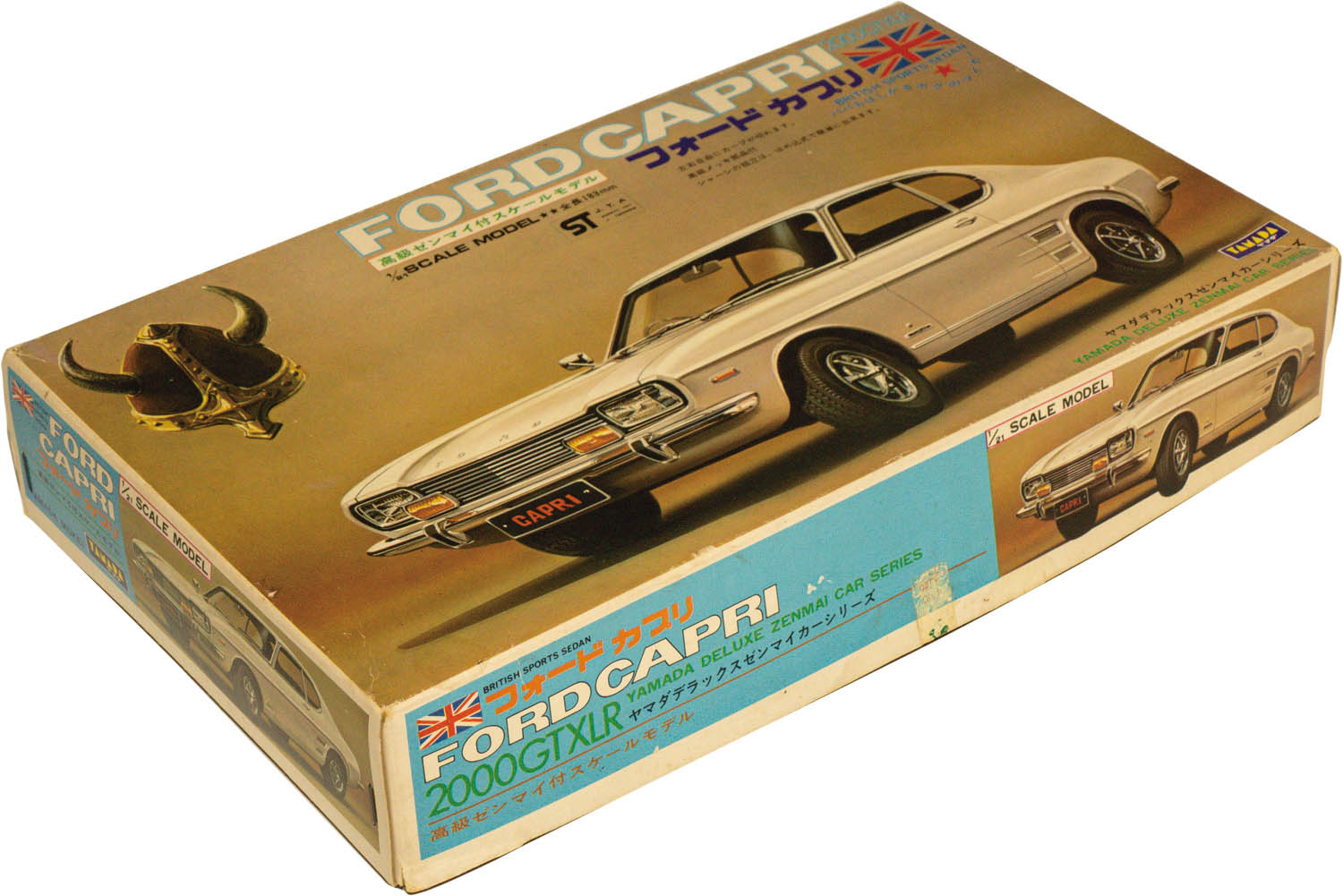 【昭和レトロ】■ YAMADA ゼンマイ プラモデル フォードカプリ2000 昭和レトロ】□ YAMADA ゼンマイ プラモデル フォードカプリ2000