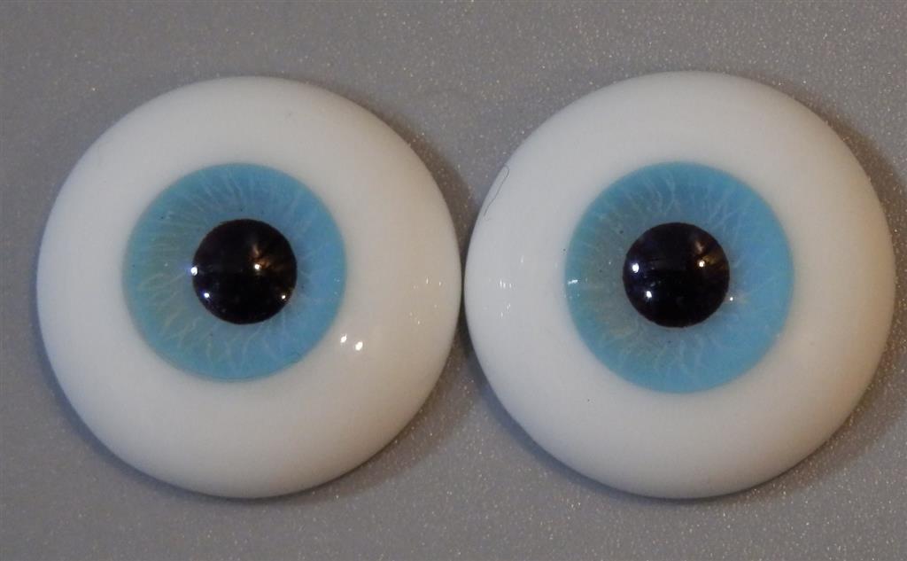 ドールアイ グラスアイ 約18mm 水色 造形村アイ？