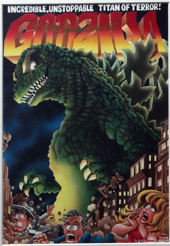 GODZILLA 直筆サイン入り ポスター複製画 【公式通販】