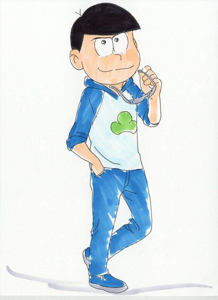 おそ松さん イラスト カラ松