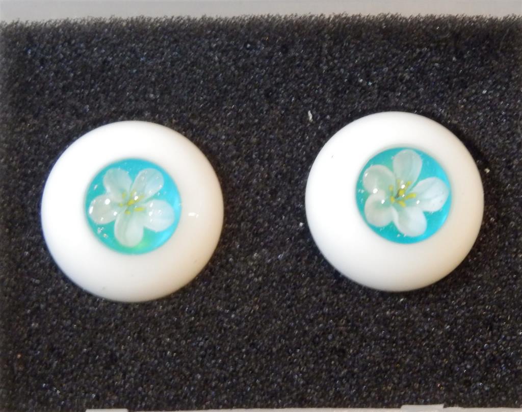 MIYABI GLASS STUDIO ドールアイ グラスアイ フラワーアイ 約18mm