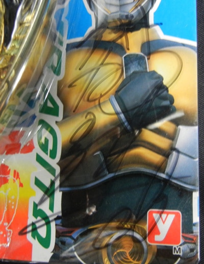 PG-1986]仮面ライダーアギト 直筆サイン入りTOY 賀集利樹