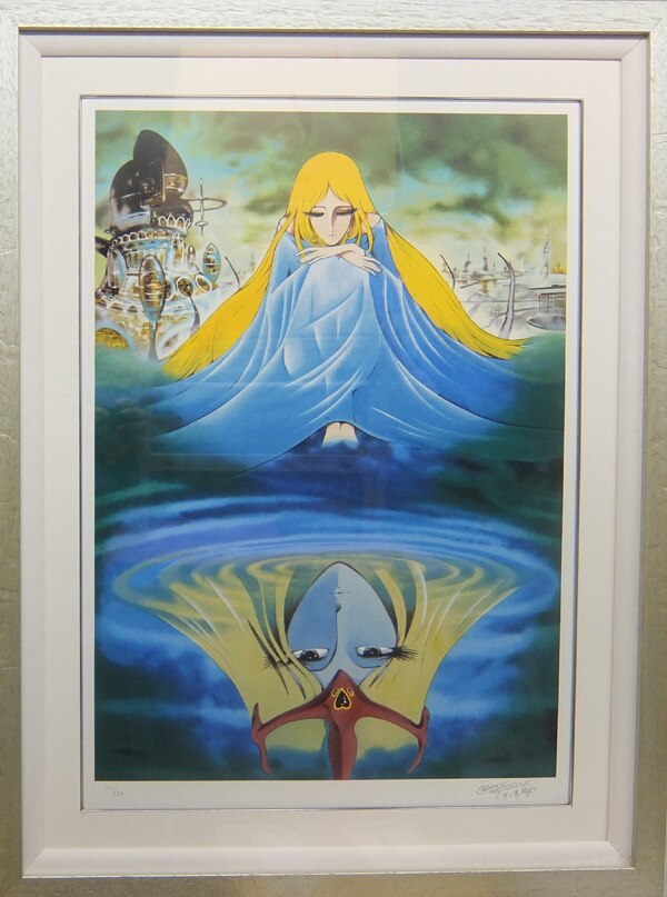 松本零士1000年女王「伝説の環」シルクスクリーン直筆サイン版画 銀河鉄道999 松本零士 『銀河鉄道999～母なるアンドロメダへ～』 シルク