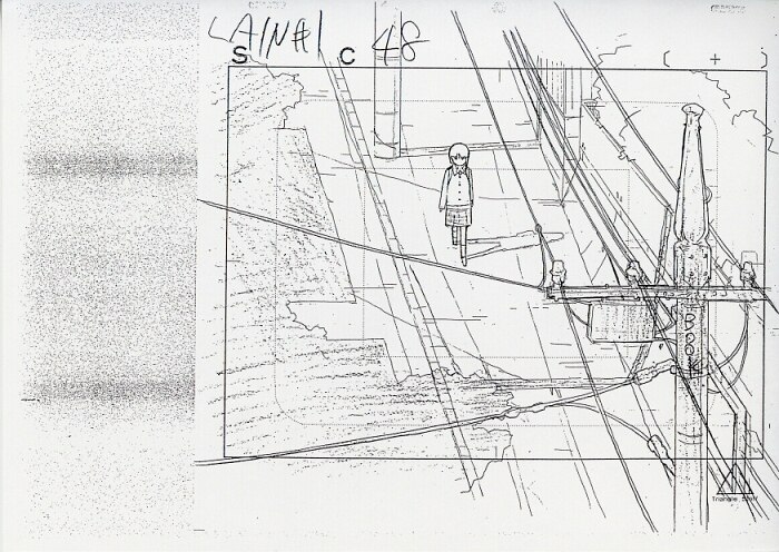 serial experiments lain・レイアウト参考集 岸田隆宏先生 約97