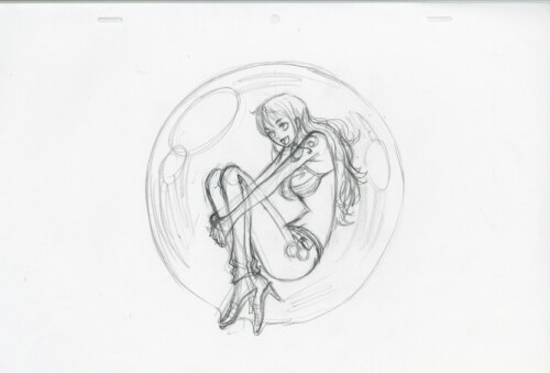 ONE PIECE ラフ原画 ナミ…他