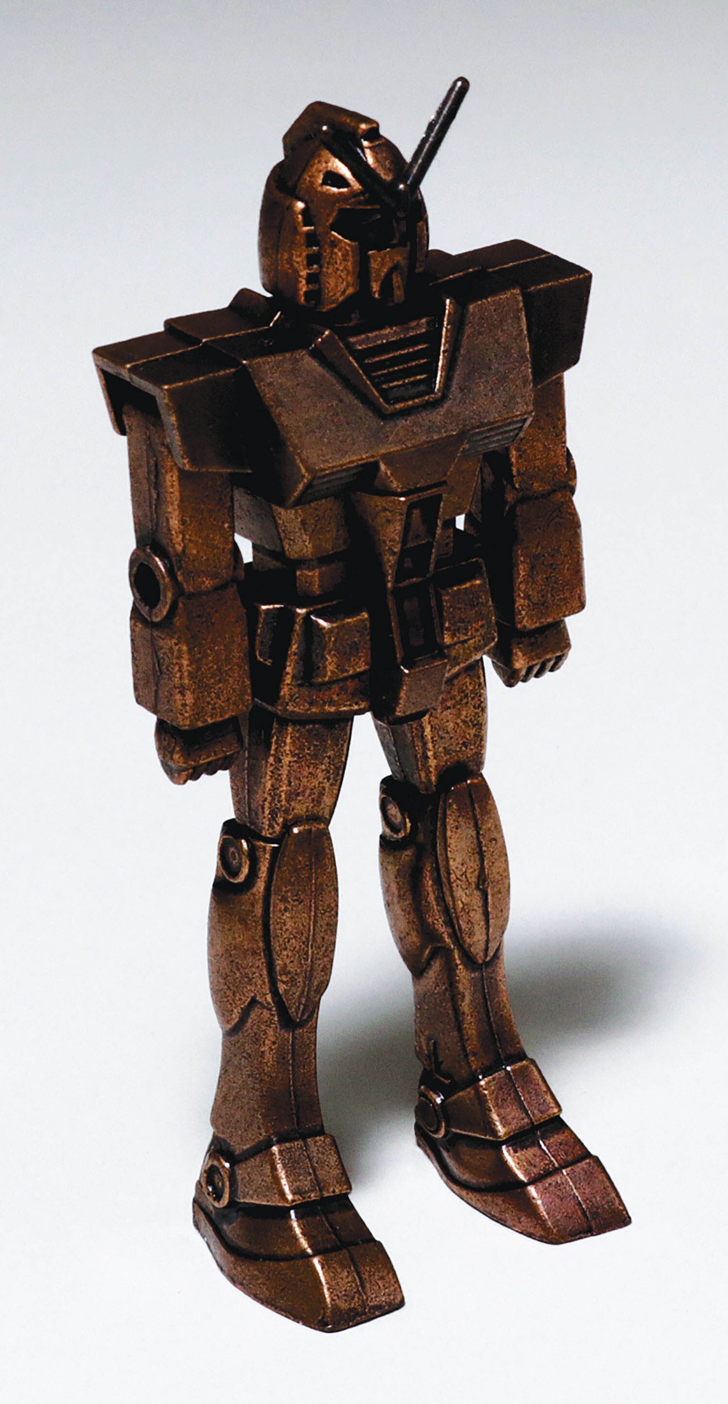 非売品 モビルスーツ ガンダムモデル 組立式精密モデル・高級ブロンズ仕上げ コミック・アニメ