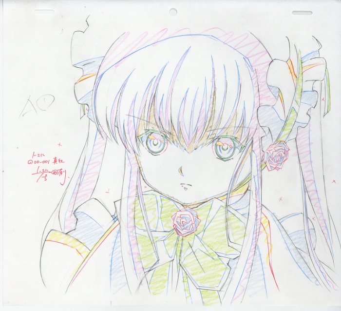 ローゼンメイデン 大判 原画セット 8 ♯ セル画 レイアウト