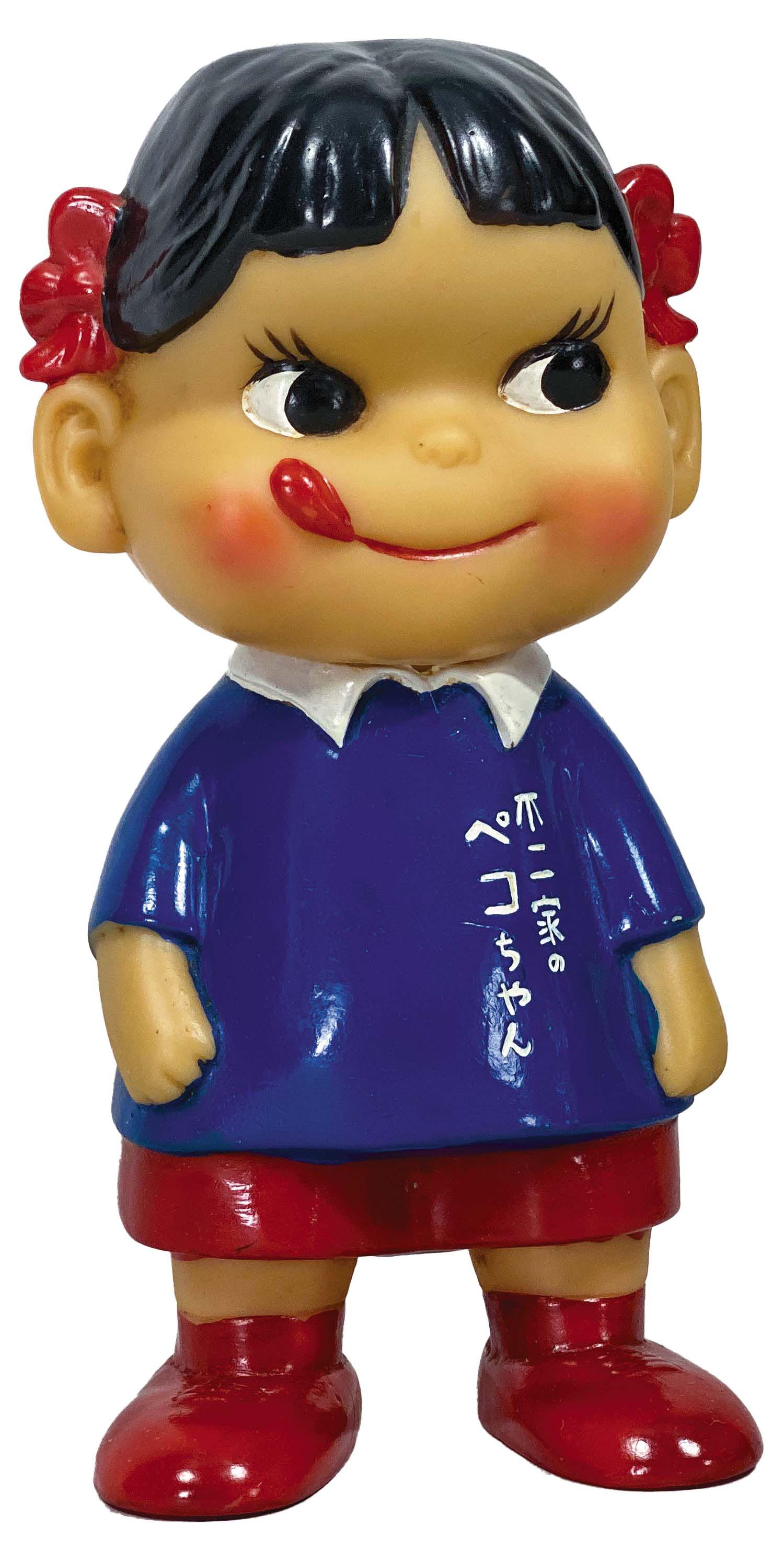 ペコテール ペコちゃん人形　青リボン Amazon | ペコテール ペコちゃん 人形 不二家 | 人形・ドール