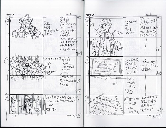 Shadowverse : storyboard