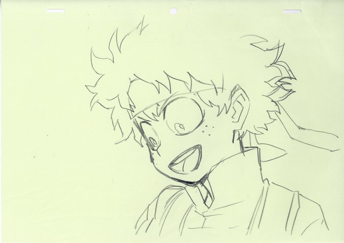 僕のヒーローアカデミア ラフ原画