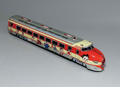 木製玩具　新幹線　0系　超特急　アトム 浅草玩具 アトム超特急(MIGHTY ATOM SUPER EXPRESS)