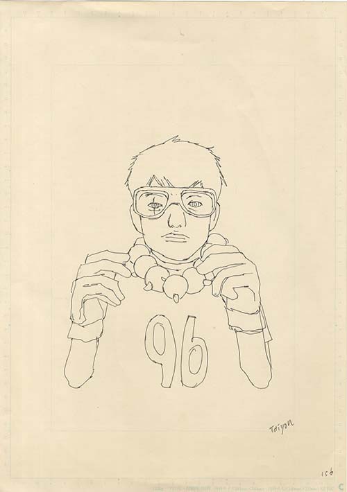 松本大洋直筆イラスト 鉄コン筋クリート
