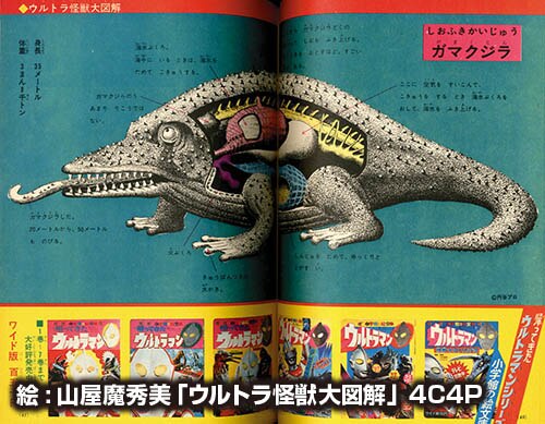 小学館BOOK ウルトラ怪獣ひみつ図鑑1972(S47)02 小学館BOOK ウルトラ怪獣ひみつ図鑑1972(S47)02