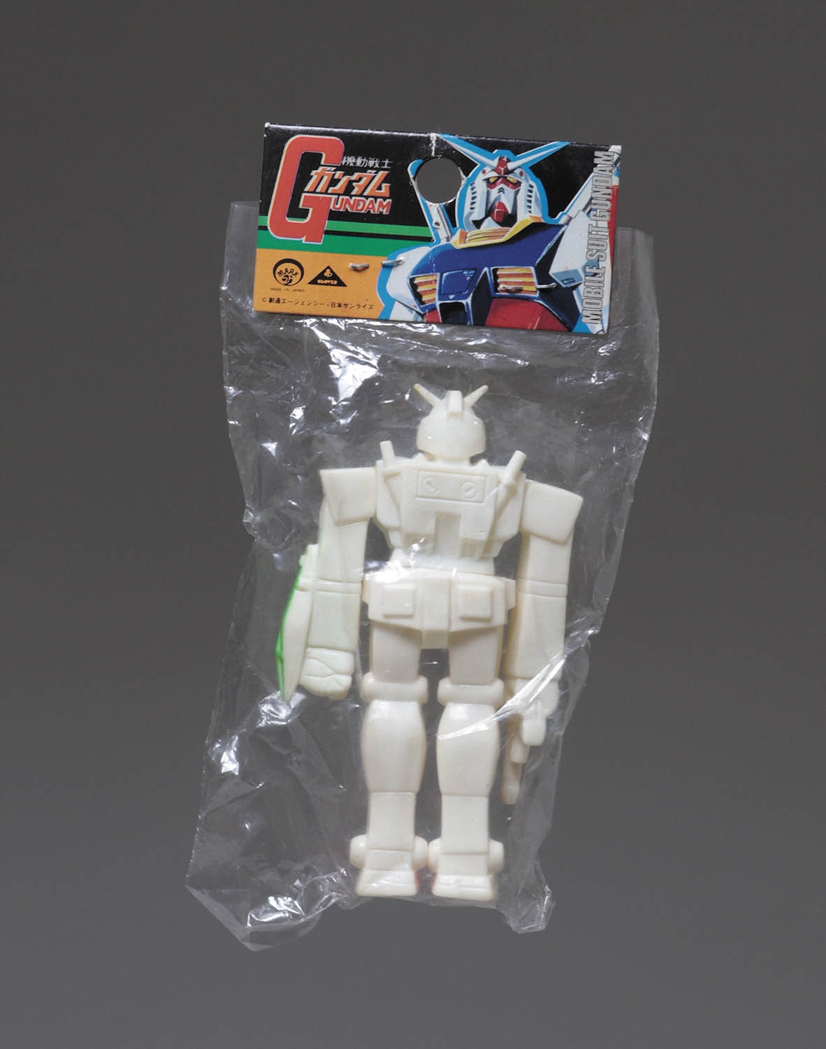 当時物 クローバー ミニソフビ ガンダム 白成形 ガンダム ソフビ人形 白成形