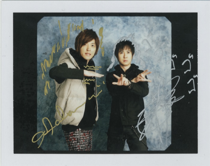 杉田智和/櫻井孝宏 直筆サイン入りポラロイド写真