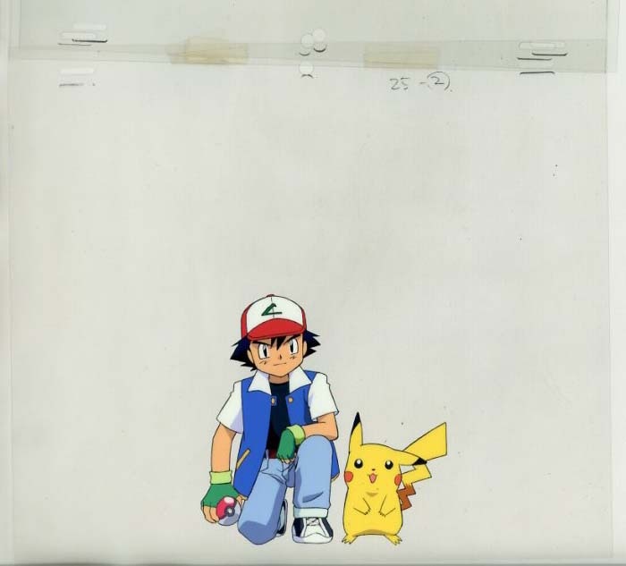 ポケットモンスター　サトシ、ピカチュウ、カスミ、マイティセルと画アニメーション画 ポケットモンスター サトシ/ピカチュウ/カスミ/トゲピー