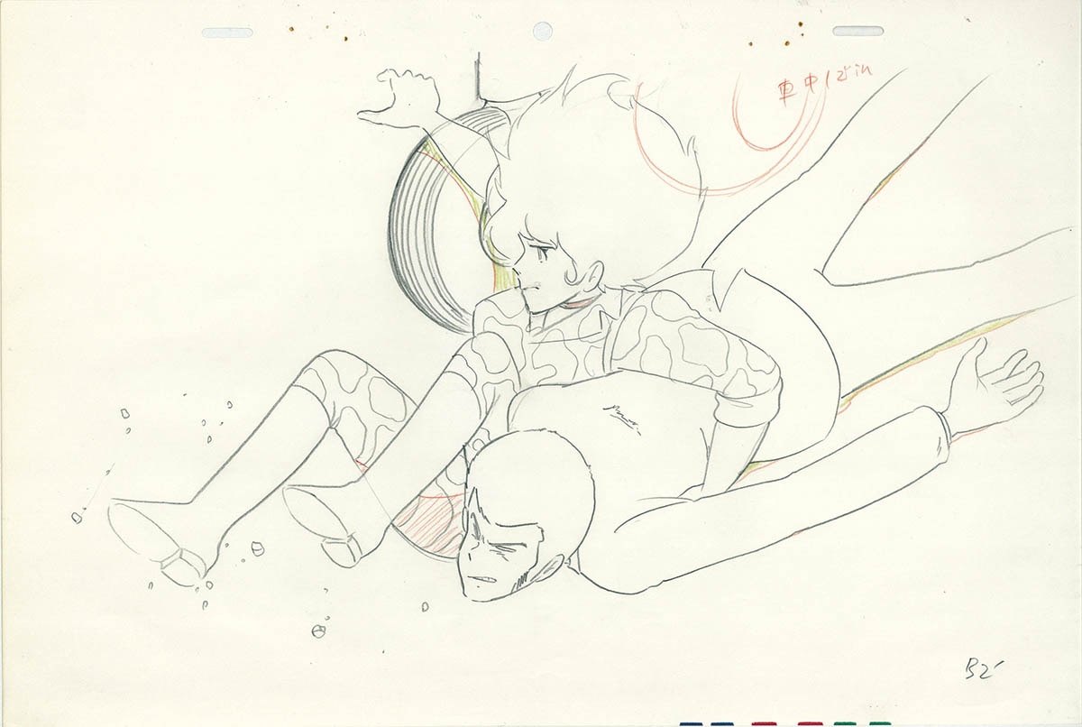 7254] ルパン三世カリオストロの城 原画 / 修正:大塚康生