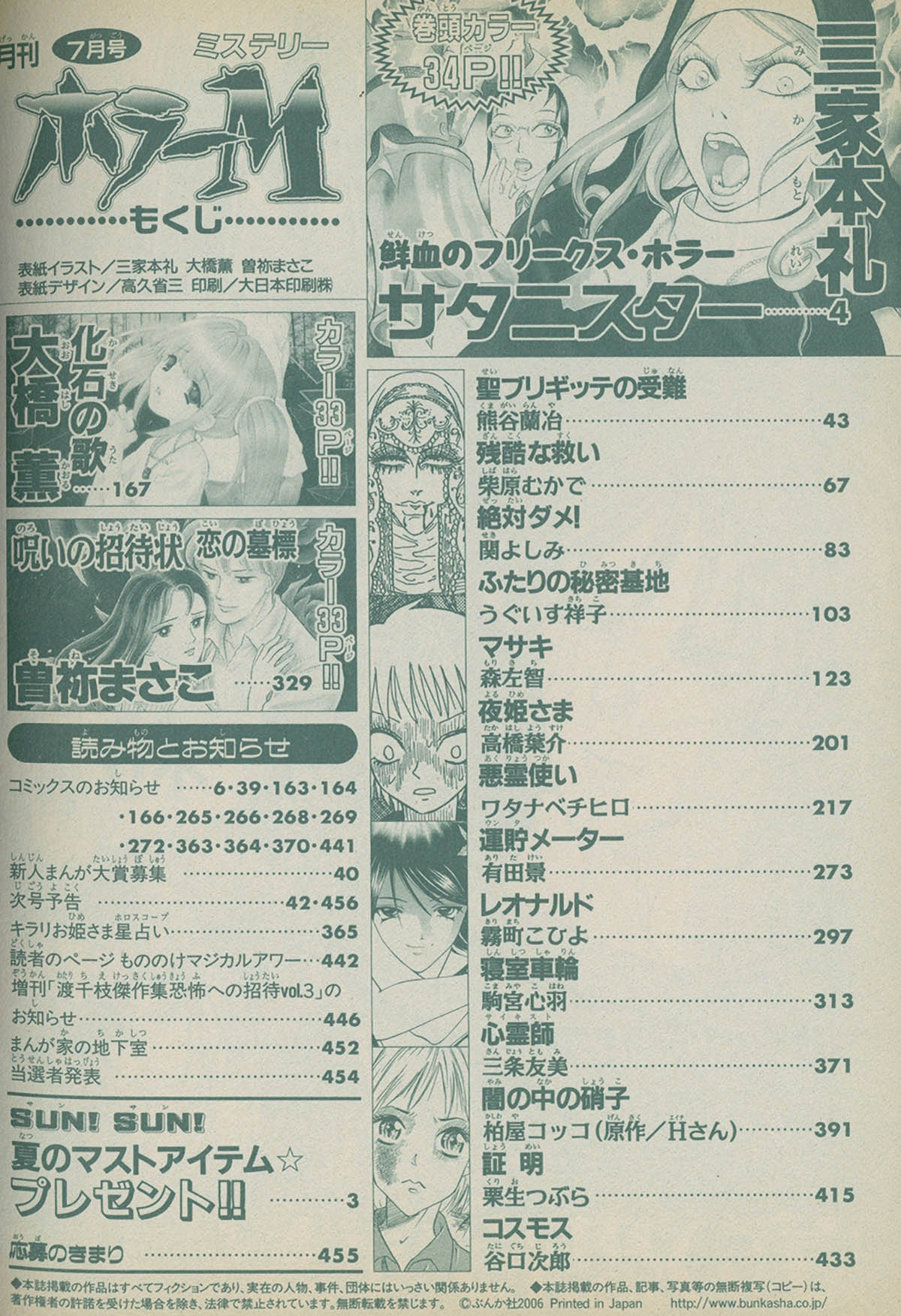 【6冊まとめ売り】ホラーM 2005 2006 ホラーM 2005年12冊セット2005(H17)