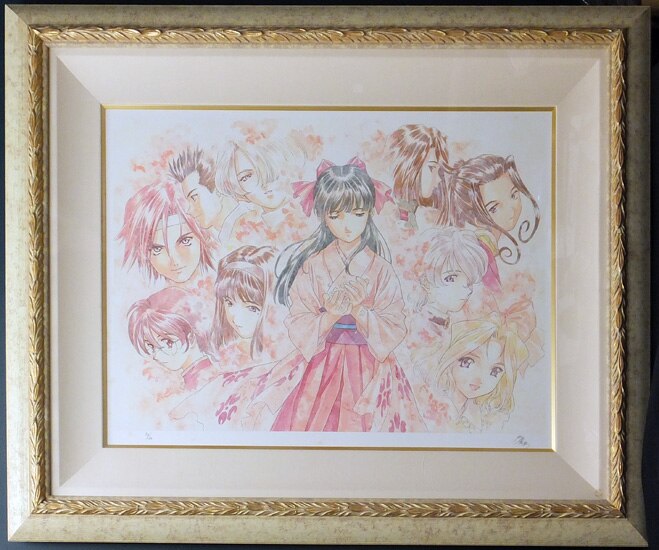 松原秀典 リトグラフ「雪月風花」サクラ大戦