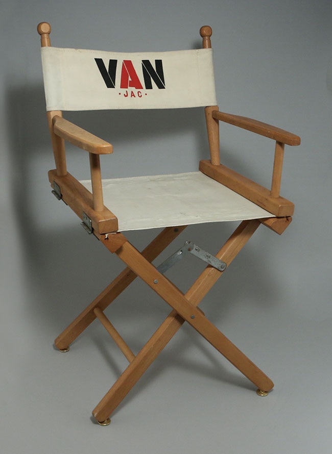 VAN JAC ヴァン ディレクターズチェア 折り畳み 椅子 - 折り畳みイス