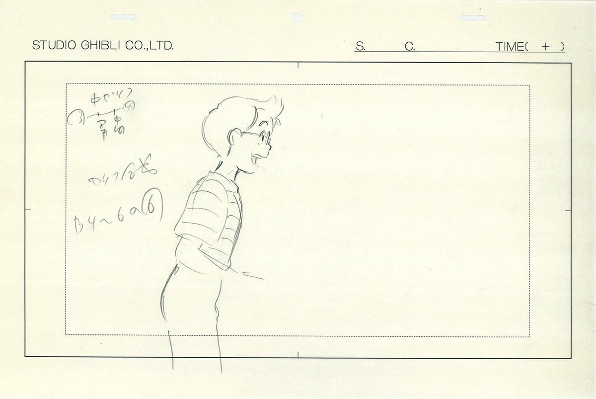 3322] 魔女の宅急便 ラフ原画 / 直筆:宮崎駿