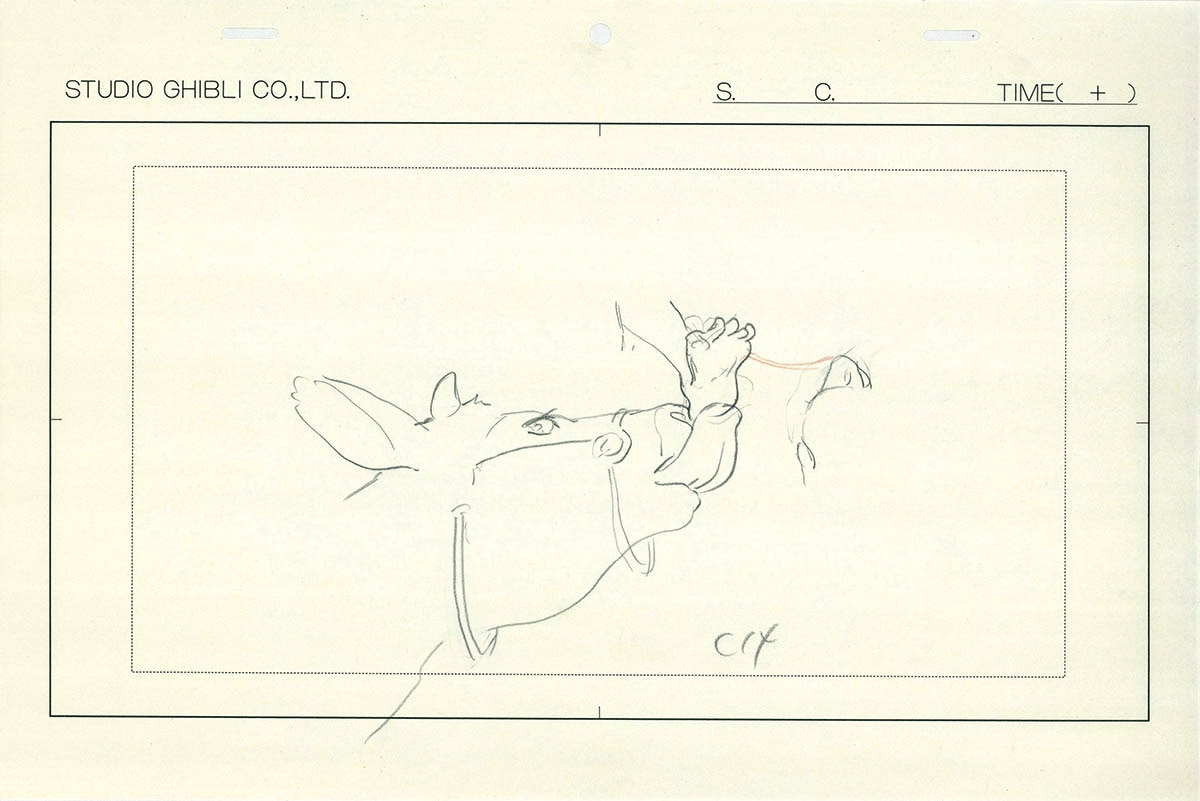 魔女の宅急便  ラフ セル画 Yahoo!オークション - セル画 魔女の宅急便 ラフ 原画 宮崎駿 スタジオ