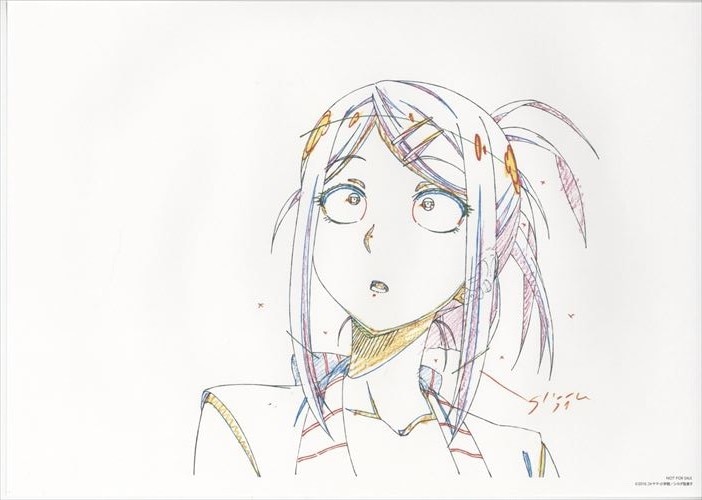 だがしかし 複製原画（動画）5枚セット
