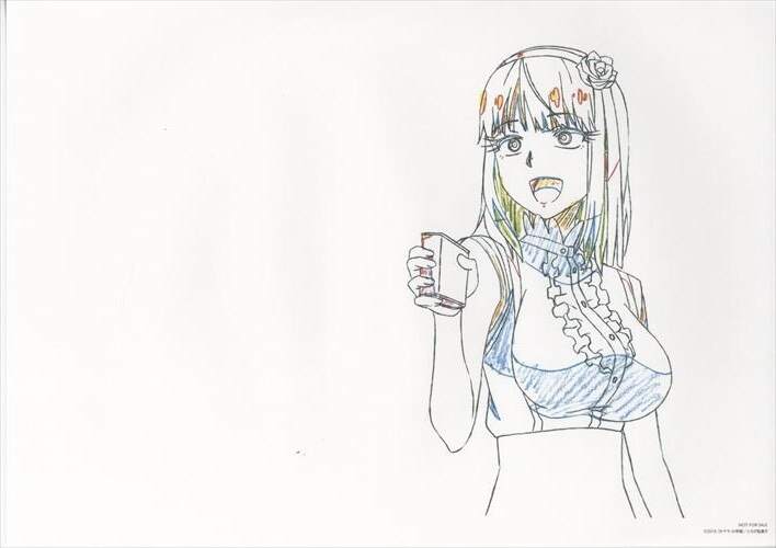 だがしかし 複製原画（動画）5枚セット