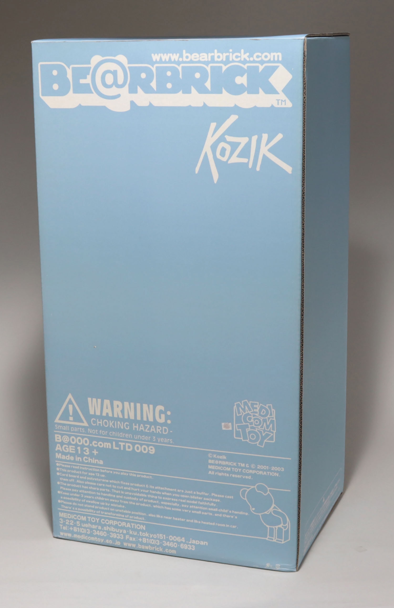 メディコムトイ BE@RBRICK 1000％ Kozik