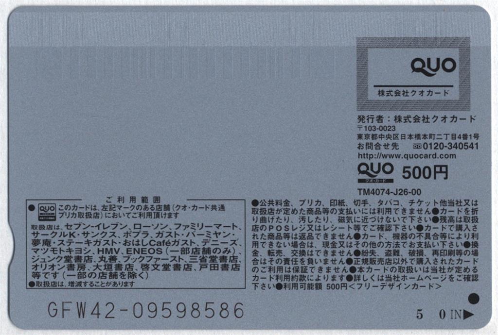 ヤングマガジン 抽プレ品 山本美月 QUOカード