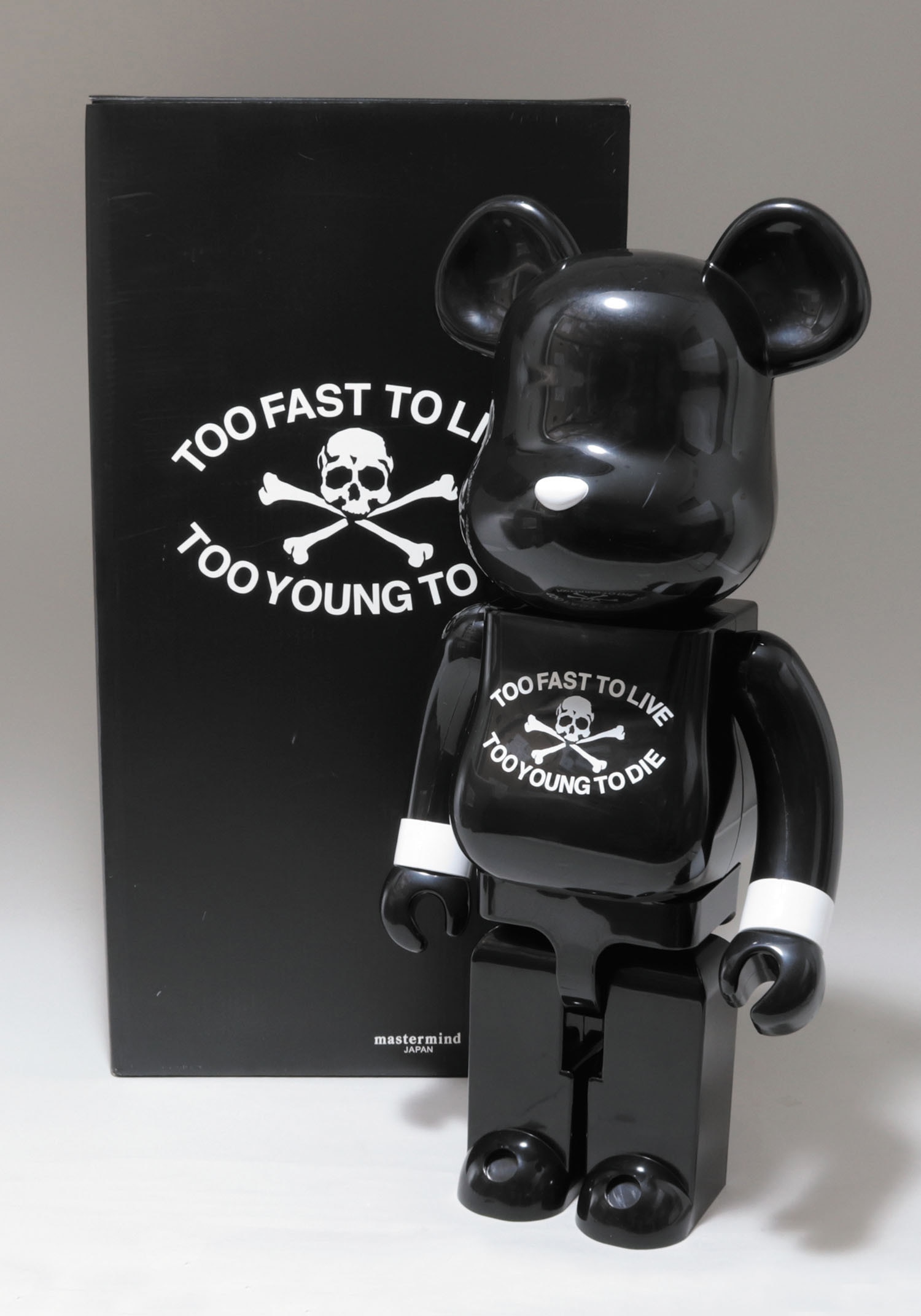 メディコムトイ BE@RBRICK 1000％ mastermind JAPAN(黒)