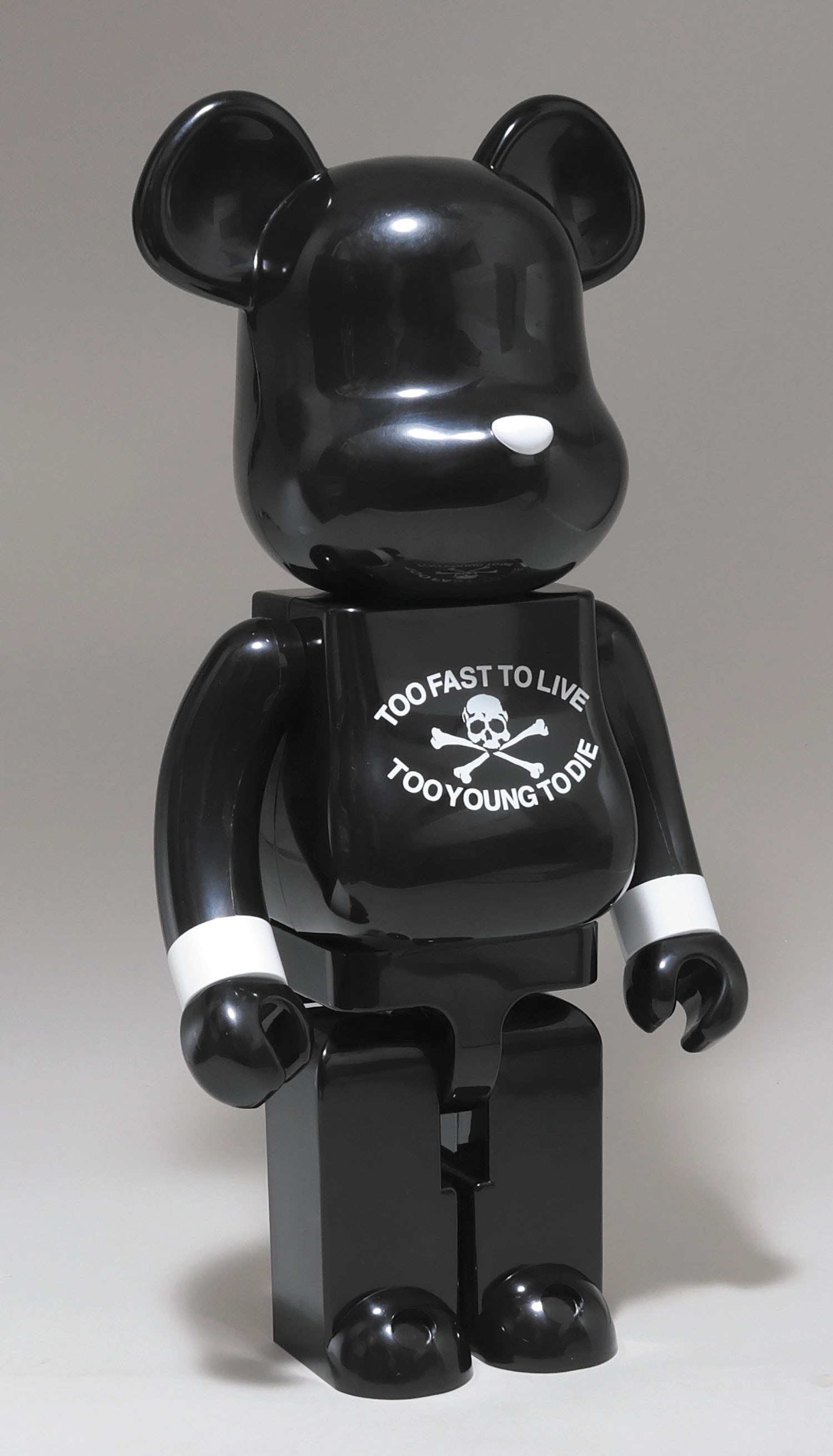 MEDICOM TOY BE@RBRICK カリモク mastermind JAPAN 墨黒 400