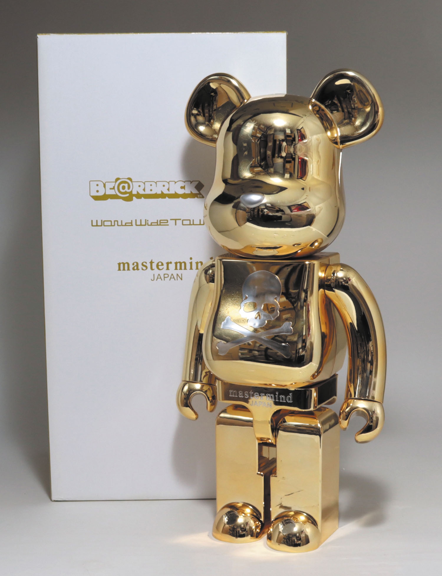 BE@RBRICK mastermind japan SILVER CHROME Ver 1000％ ベアブリック